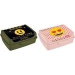 keeeper Brotdose carla midi "Emoji Hearts", 1,0 L, rosa Deco-Click-Box midi, PP, praktischer Verschluss, - 1 Stück (1070558135200)