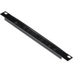 Equip 10" Kabeldurchführung mit Bürsteneinsatz, 1U schwarz (EZMB-10-B)