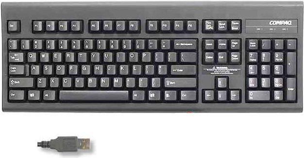 HP 242372-B31 Tastatur USB QWERTY Schwarz (242372-B31)