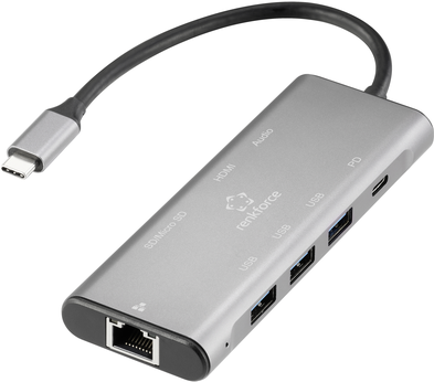 Renkforce USB-C® Dockingstation RF-DKS-904 Passend für Marke: Universal USB-C® Power Delivery (RF-5998036)