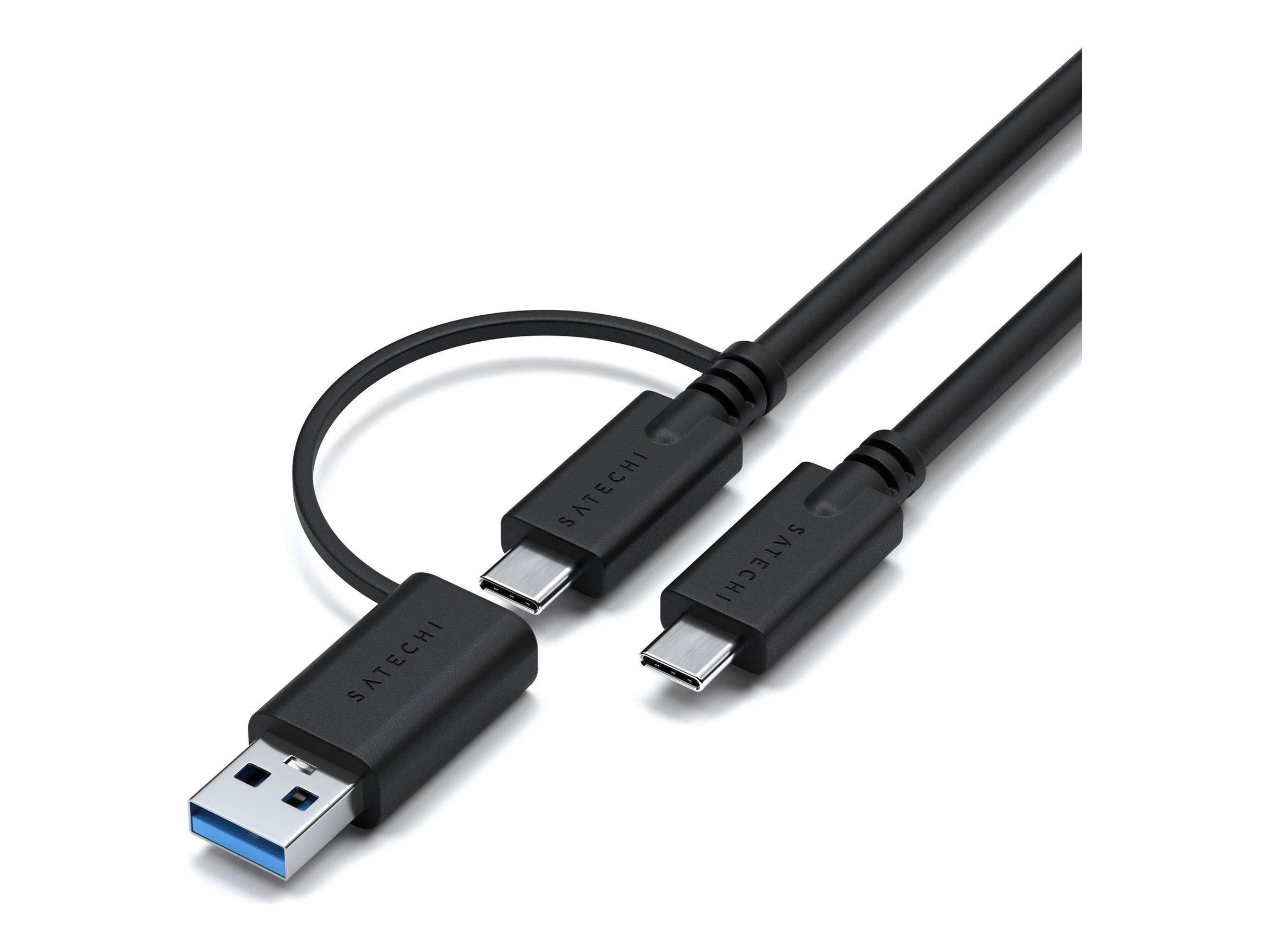Satechi Triple 4K Display Dockingstation 130 Watt Schwarz - Silber