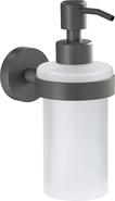 tesa MOON GREY 40584-00000-00 Seifenspender 200 ml Grau (matt), Glas satiniert (40584-00000-00)