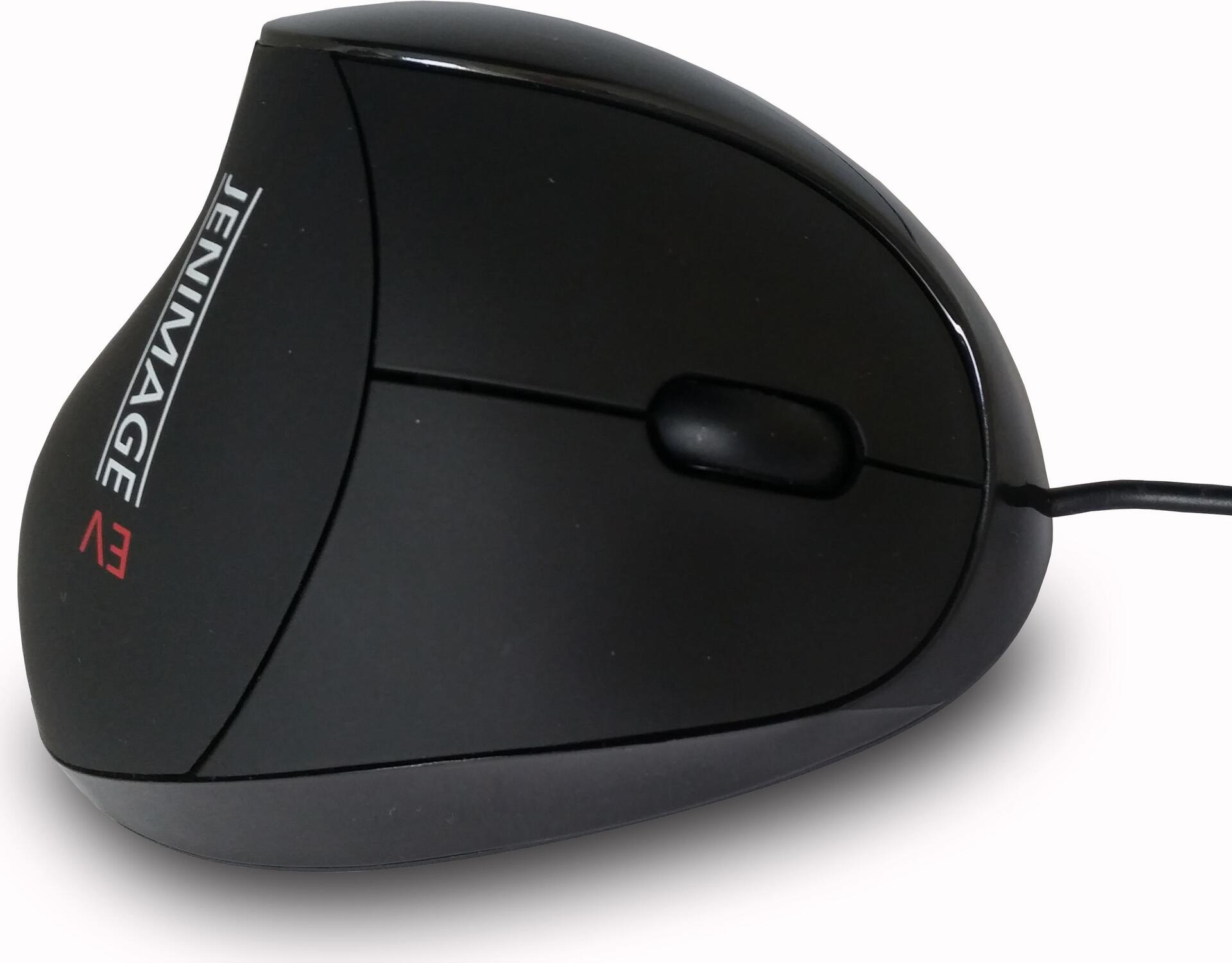 JENIMAGE EV Vertikale Maus rechts USB 5 Tasten Schwarz
