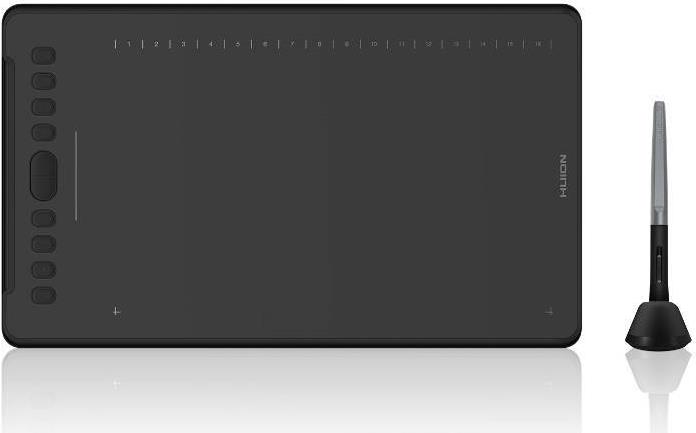 HUION H1161 Grafiktablett 5080 lpi 279,4 x 174,6 mm USB Typ-C Schwarz