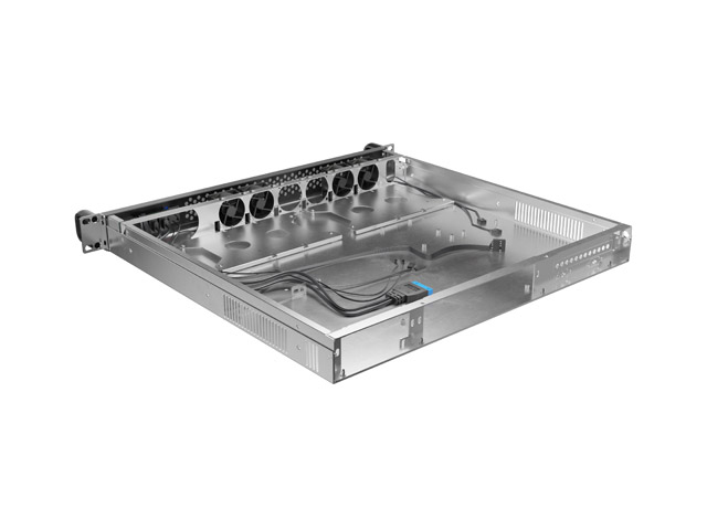 Lanberg SC01-4201-10B 1U Rackmount Server-Gehäuse ATX Schwarz
