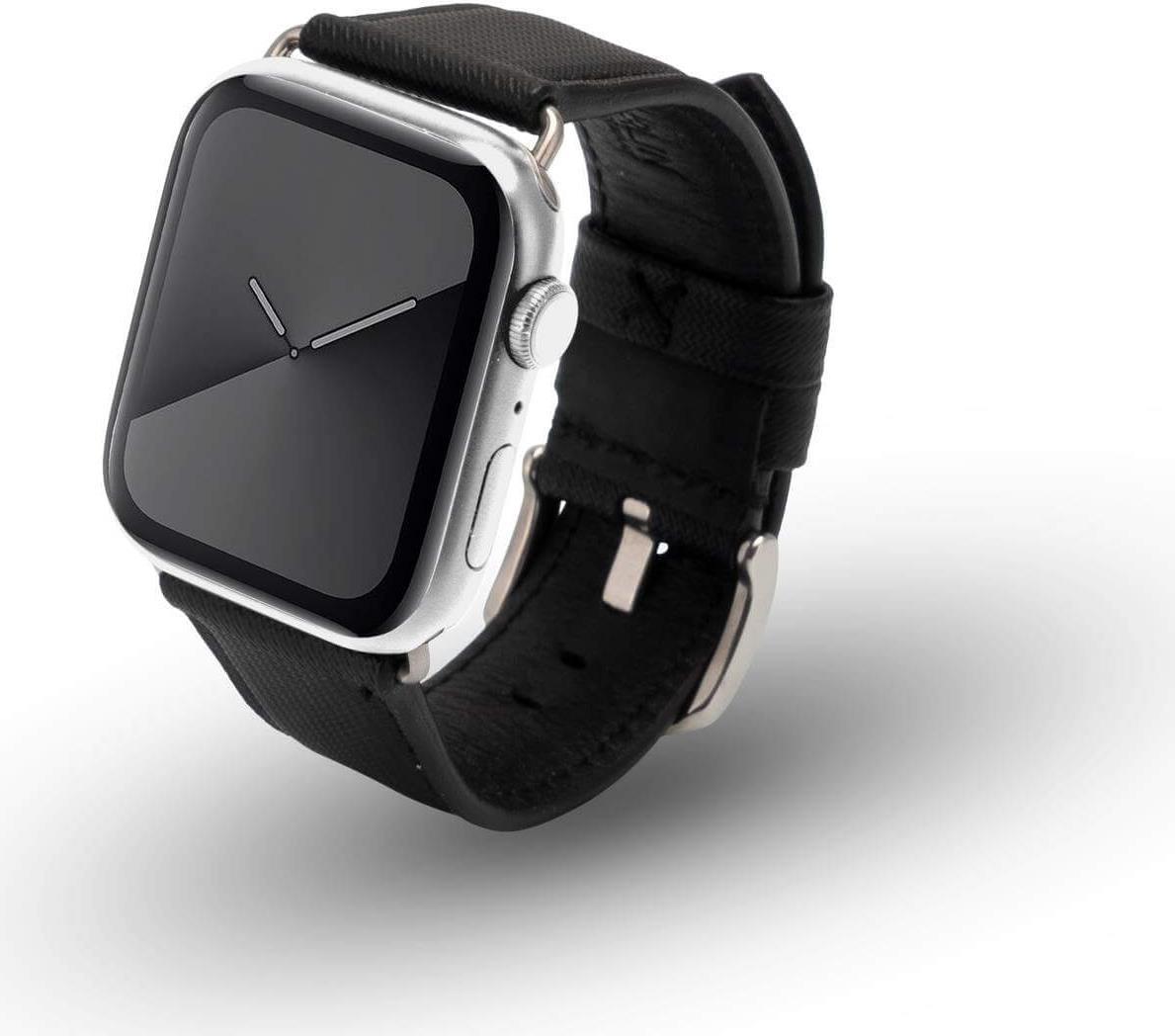JT Berlin Watchband Wannsee | Apple Watch Ultra/42/44/45mm | schwarz - Edelstahl | M | 10842 (10842)