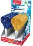 Maped Bastelschere Essentials Pulse, 160 mm, 24er Display spitz, Klingen aus Edelstahl, für Rechtshänder - 24 Stück (476112)