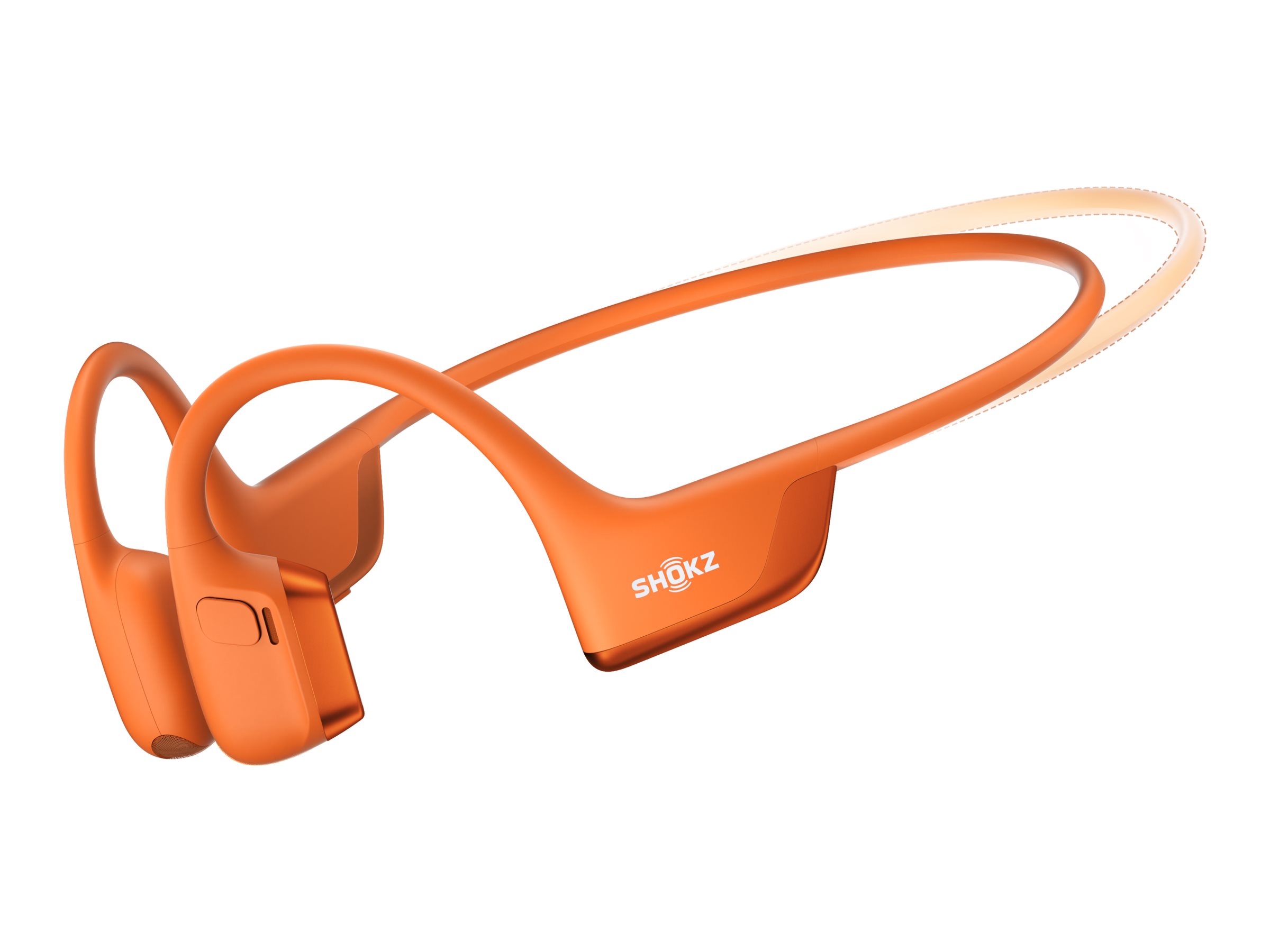 Shokz OpenRun Pro 2 Mini Bluetooth Ohrbügel-Kopfhörer mit Mikrofon Orange