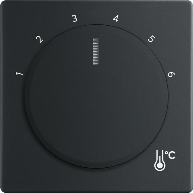 Busch-Jaeger 1794 R-885 Abdeckplatte für Sensorhalterung & -sockel Schwarz (2CKA001710A4205)