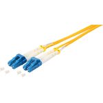 S/CONN maximum connectivity LWL-Duplex Patchkabel LC/LC 9/125µ, OS1/OS2, gelb 1,0m (77801)