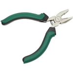 BRÜDER MANNESMANN GREEN LINE BRÜDER MANNESMANN Kombizange "Elektronik", 125 mm aus Werkzeugstahl, Farbe: grün / silber / schwarz, mit 2 - 1 Stück (M1070-3)