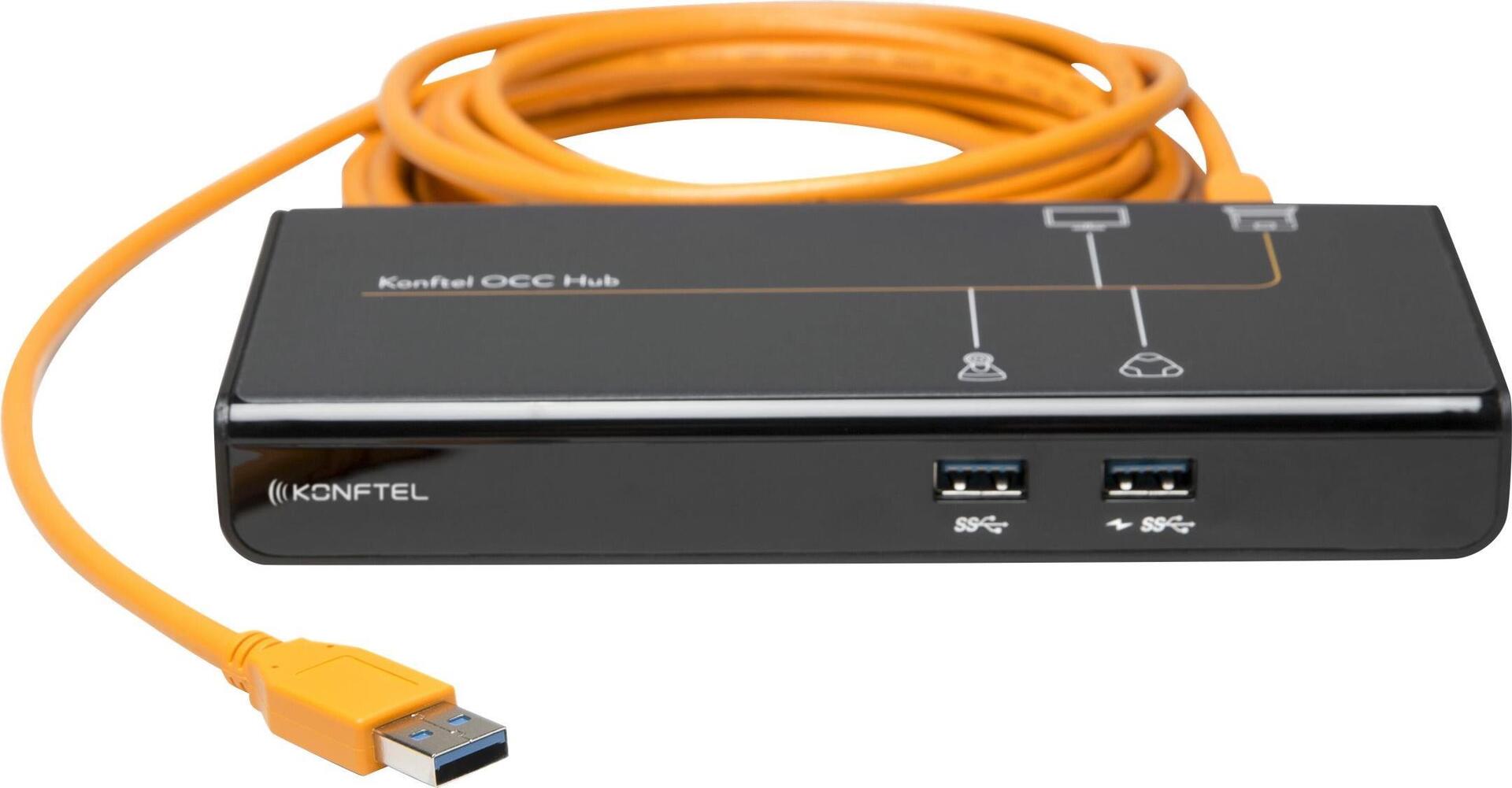 Konftel 900102149 Schnittstellen-Hub USB 3.2 Gen 1 (3.1 Gen 1) Type-A Schwarz (900102149)