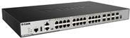 D-Link Switch / 3630 28-Port Layer 3 Gigabit PoE Stack Switch (SI), xStack, 24x 10/100/1000Mbit/s TP (RJ-45) PoE Ports mit bis zu 30W, davon 4x TP Combo Port/Mini-GBIC (SFP) Slot für opt. 1Gbit/s Fiber Transceiver, 4x 10 Gigabit/s SFP+ Slots, Switch Fabr (DGS-3630-28PC/SI)