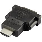 renkforce HDMI / DVI Adapter [1x HDMI-Stecker => 1x DVI-Buchse 24+1pol.] Schwarz renkforce