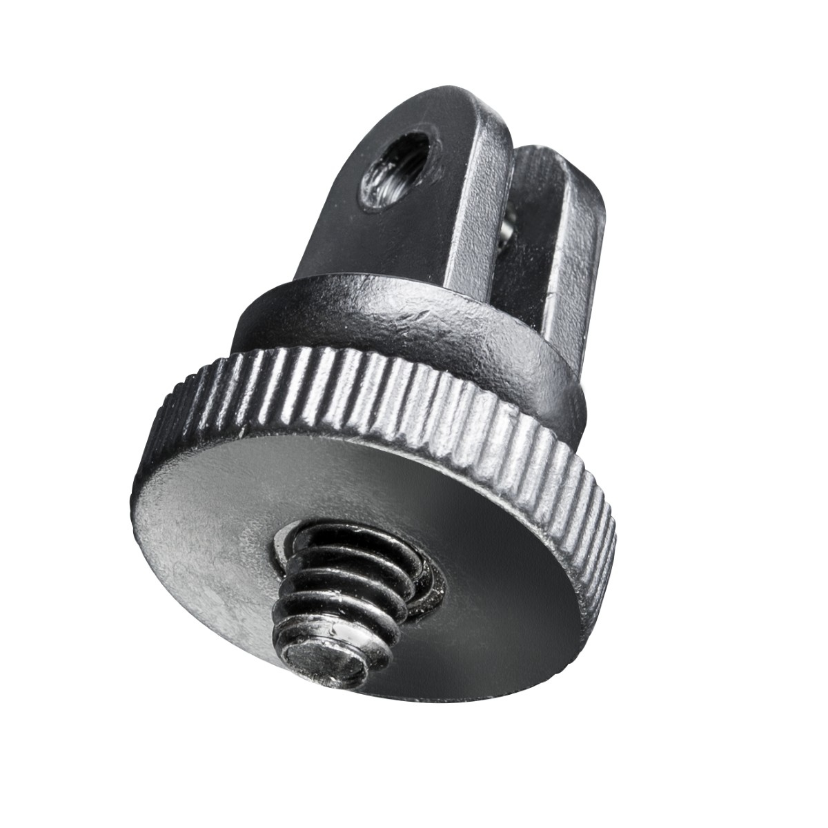 mantona 20233 Gewinde-Adapter 1/4" auf GoPro für GoPro Hero 5–11 Metallisch