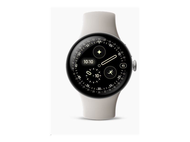 Google Pixel Watch 4 41 mm Wear OS 6.0 GPS 32 GB Silber