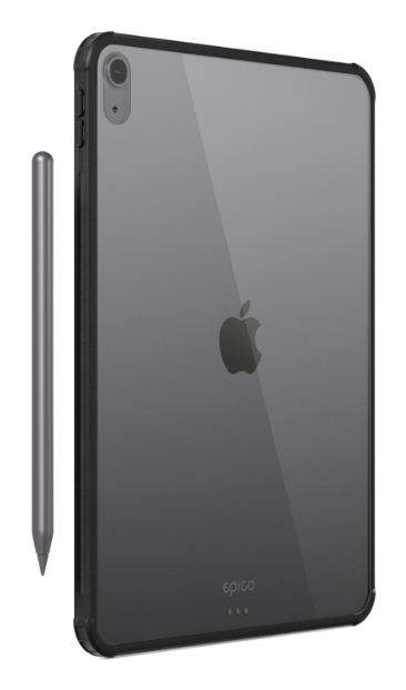 Epico Hero Case für Apple iPad Pro 12.9" Schwarz, Transparent