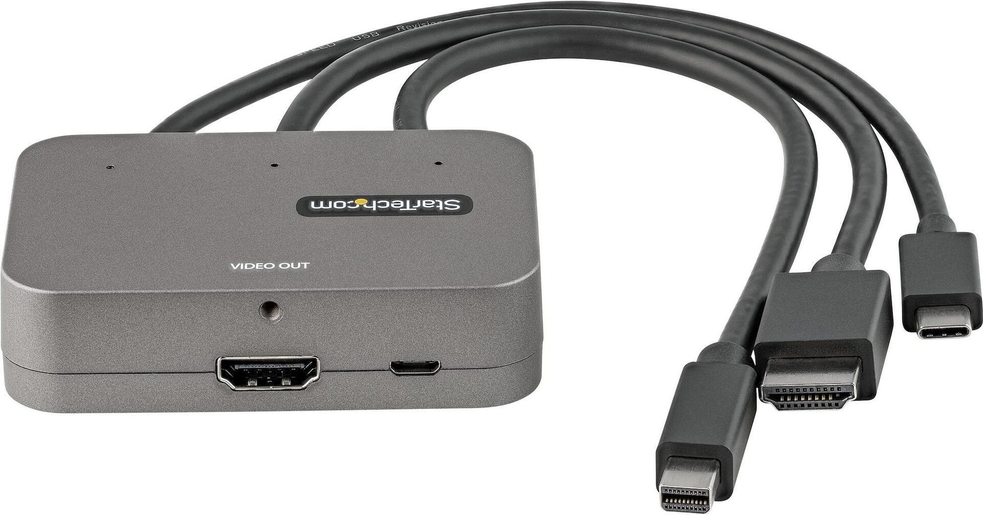 StarTech.com 3-in-1 Multiport auf HDMI Adapter (CDPHDMDP2HD)