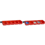 allit Sichtlagerkasten-Set ProfiPlus >C< 2/6, rot aus PP, temperaturbeständig von -10 Grad bis +60 Grad, - 1 Stück (457046)