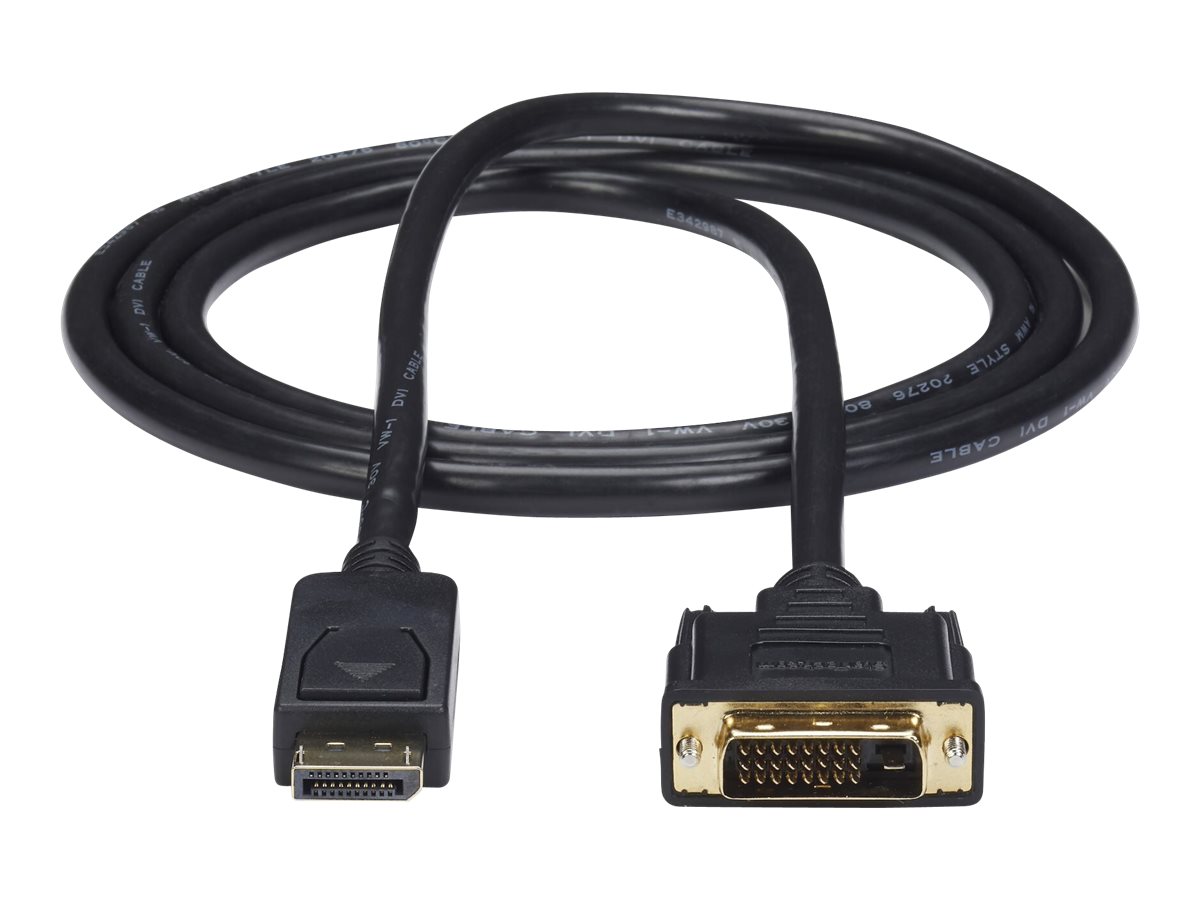 StarTech DP2DVI2MM6 DisplayPort auf DVI Adapterkabel 1.8 m Schwarz