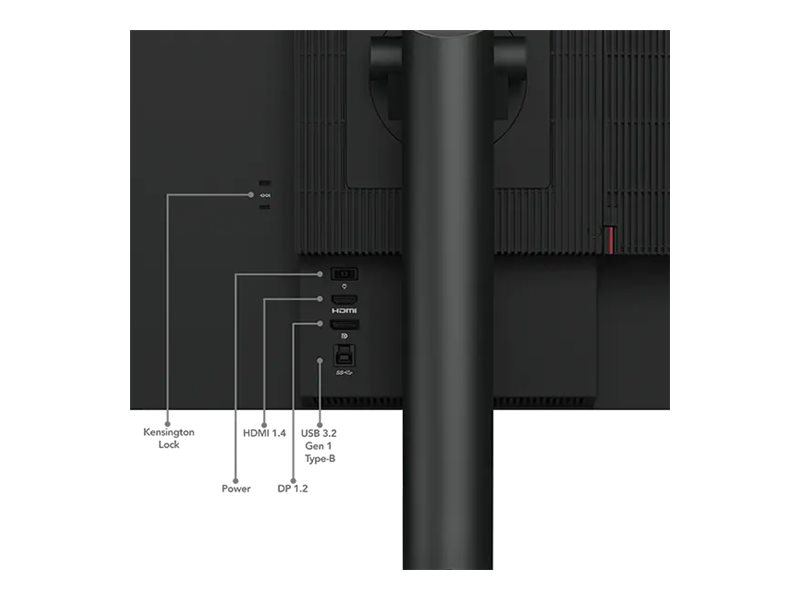 Lenovo ThinkCentre Tiny-in-One 24 Gen 5 - 24" LED-Monitor - 1920 x 1080 - Raven Black