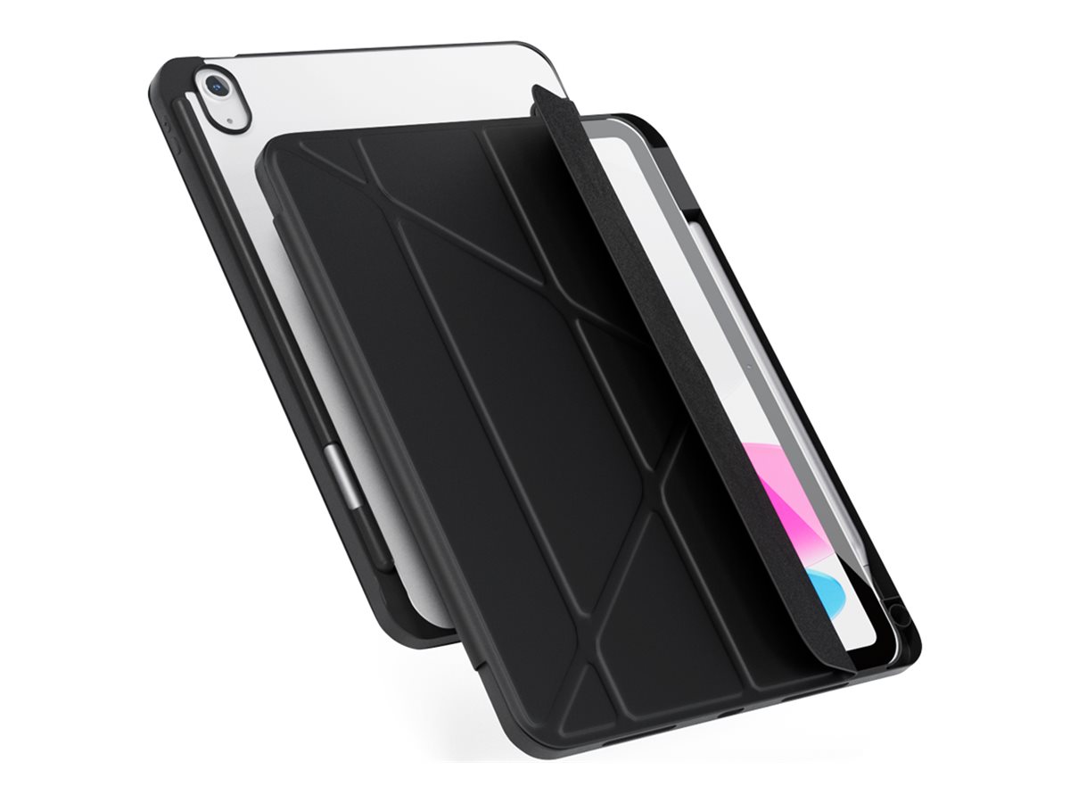Epico Hero Flip-Hülle für Apple iPad 10.9" Schwarz, Transparent (Rückseite)