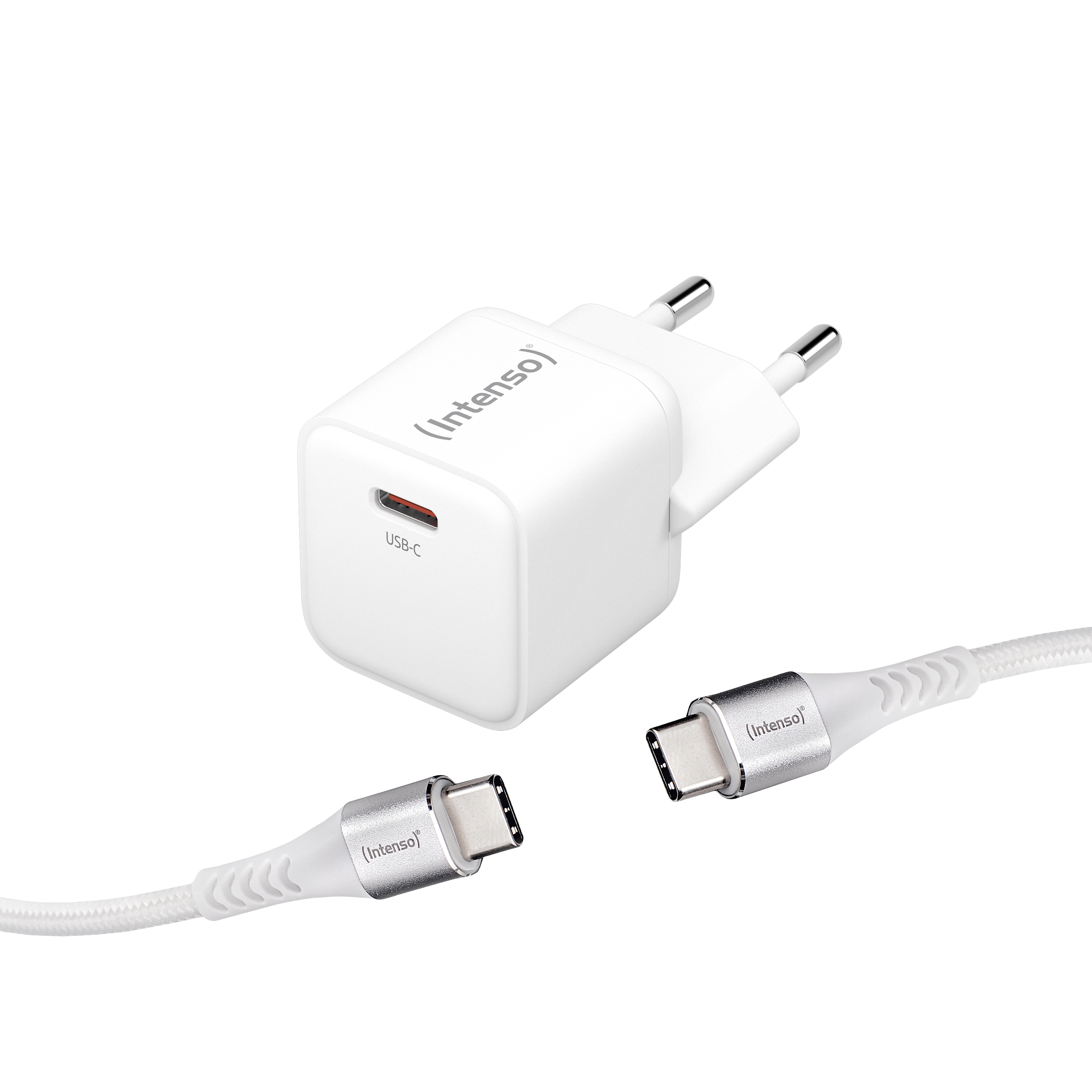 Intenso W30C Netzteil 30 W USB-C Weiß
