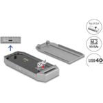 Delock M.2 NVMe SSD Gehäuse USB 40 Gbps - werkzeugfrei (42033)