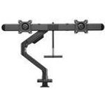 ACT Dual monitor arm office premium with gas spring crossbar (AC8344)