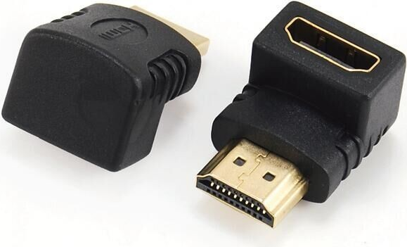 Gembird A-HDMI90-FML Kabeladapter HDMI Schwarz (A-HDMI90-FML)