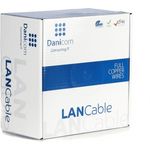 DSIT Danicom CAT7 S/FTP Netzwerkkabel 100m Starrleiter LSZH Dca Orange