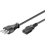 Microconnect PE100830 3m C5-Koppler Schwarz Stromkabel (PE100830)