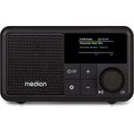 Medion LIFE S66822 Tragbares DAB+ UKW Radio schwarz Bluetooth 5.3 Akku IPX1 420g