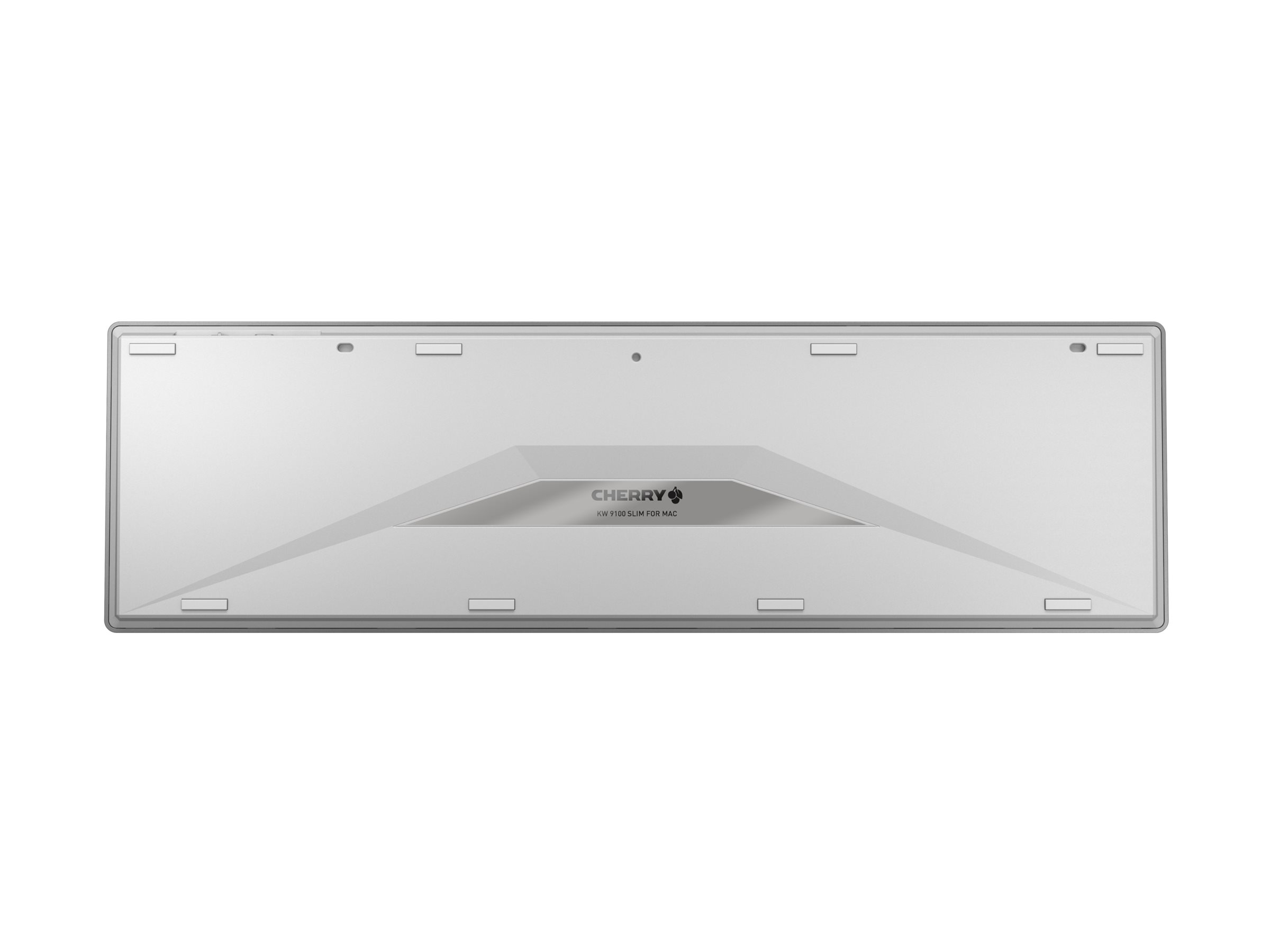 CHERRY KW 9100 SLIM FOR MAC Kabellose Tastatur QWERTZ Silber/Weiß
