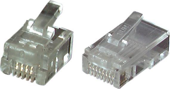 EFB-Elektronik Modular-Stecker RJ12 UTP, E-MO 6/6 SF, 100 Stück Hersteller: EFB Elektronik (37513.1-100)