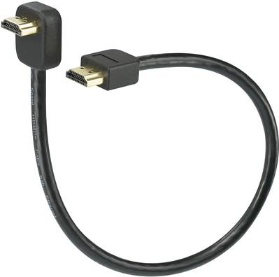 SpeaKa Professional SP-7870508 HDMI-Kabel 0,3 m HDMI Typ A (Standard) Schwarz (SP-7870508)