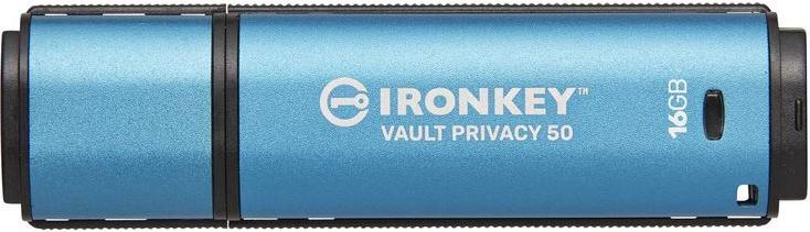 Kingston IronKey Vault Privacy 50 16GB USB 3.2 AES-256 verschlüsselter USB-Stick FIPS 197 (IKVP50/16GB) (geöffnet)