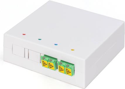DIGITUS FTTH Gehäuse, 2 x LC/APC DX Kupplung mit Shutter (DN-931097)