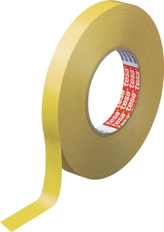 Tesa Doppelseitiges Klebeband mit hohen Klebkräften (L x B) 50 m x 25 mm Weiß PVC 04970-00151-00 Inh