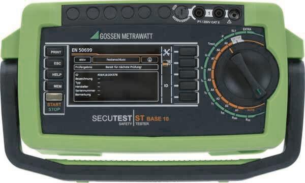 Gossen Metrawatt SECUTEST LEMONGREEN Gerätetester-Set kalibriert (DAkkS-akkreditiertes Labor) VDE-Norm 0701-0702, 0544, 0751 (M708E)