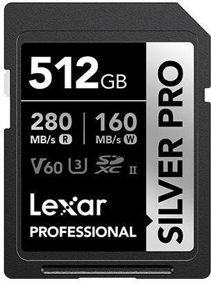 Lexar Professional SILVER PRO SDXC UHS-II Karte (LSDSIPR512G-BNNNG)