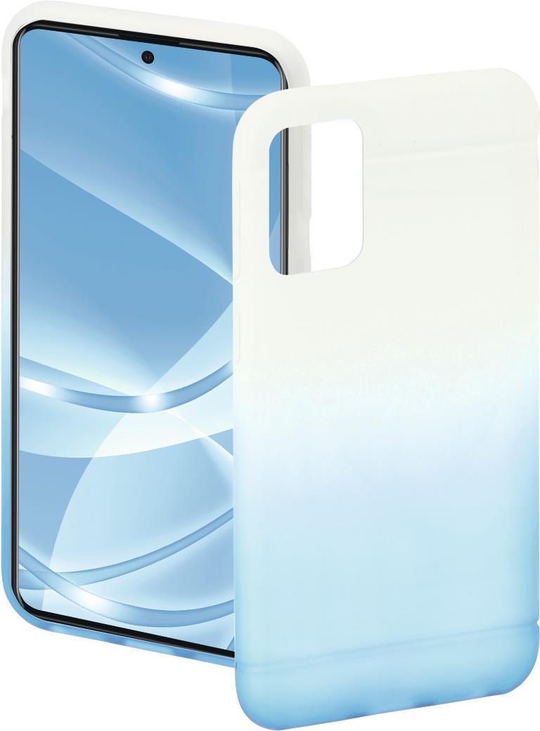 Hama Essential Line Colorful - Hintere Abdeckung für Mobiltelefon - Thermoplastisches Polyurethan (TPU) - Blau, Halbtransparent - Neigungseffekt - für Samsung Galaxy A71