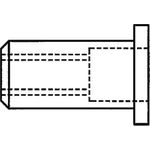 Gesipa Blindnietmutter A2 M8x11x17,0 Standard KS 0,25-3,5mm (Pack mit 100 St) (1455448)