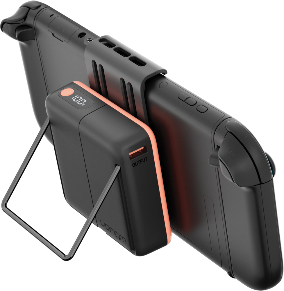 Venom Powerbank 20000 mAh mit Kickstand für Nintendo Switch 2 Schwarz, Orange