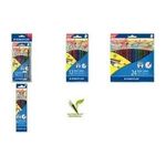 STAEDTLER Buntstift Noris Colour WOPEX, 12er Kartonetui sechseckig, Streifen-Design, ergonomische Soft-Oberfläche, - 1 Stück (185 C12)