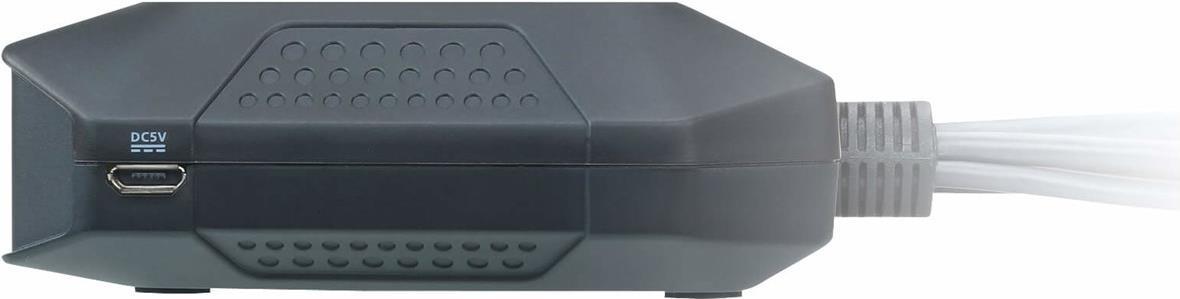ATEN CS22DP 2-Port USB DisplayPort Kabel-KVM-Switch Schwarz