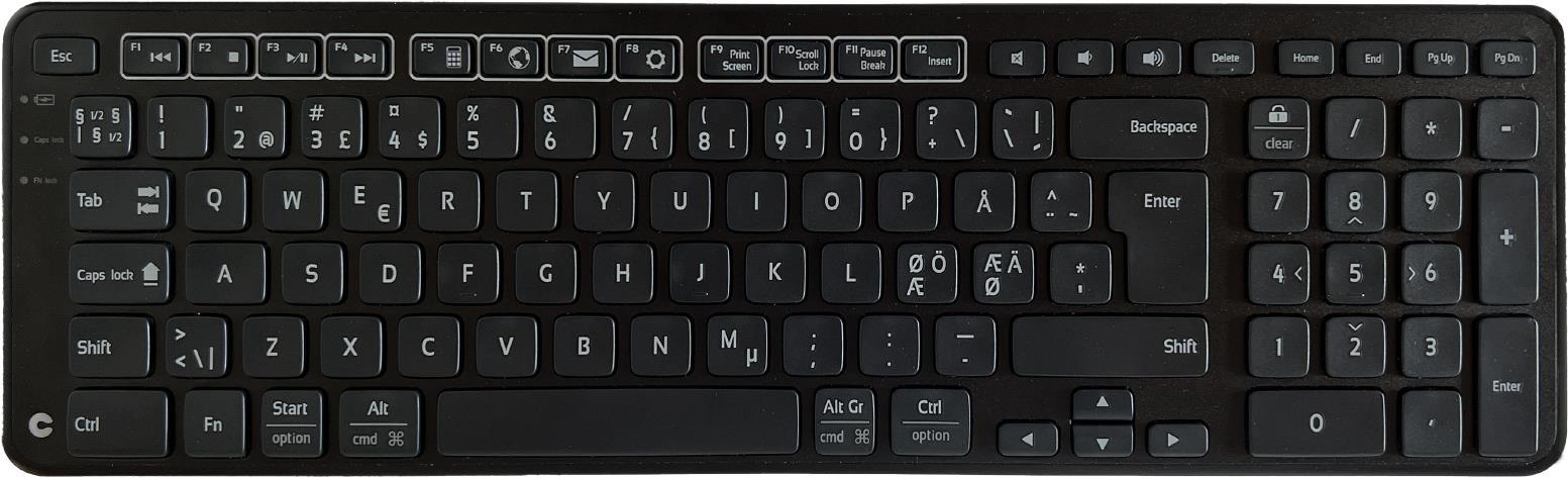 Contour Design Balance Keyboard BK - Drahtlose Tastatur-PN Version (102102)