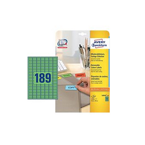 Avery Zweckform L6049 - Abziehbare Etiketten - grün - 25,4 x 10 mm - 3780 Eti... - Avery Zweckform L6049 - Abziehbare Etiketten - grün - 25,4 x 10 mm - 3780 Eti...