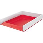 Esselte Leitz Briefablage WOW Duo Colour perlweiss/rot (53611026)
