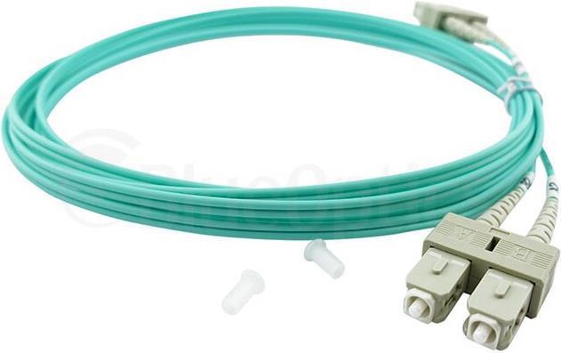 Kompatibles Corning 575702T512000001M BlueOptics Duplex LWL Patchkabel, SC-UPC/SC-UPC beige, 1 Meter, Multimode, G50/125µm OM3, Eingangsdämpfung: unter 0.2dB, Markenfaser, Keramik Ferrule, inkl. Messprotokoll (575702T512000001M-BO)